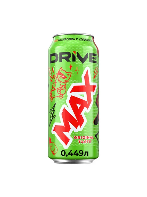 Напиток Drive Me Max газированный 449мл x 12 шт, 449 мл, 12 шт, фото 2