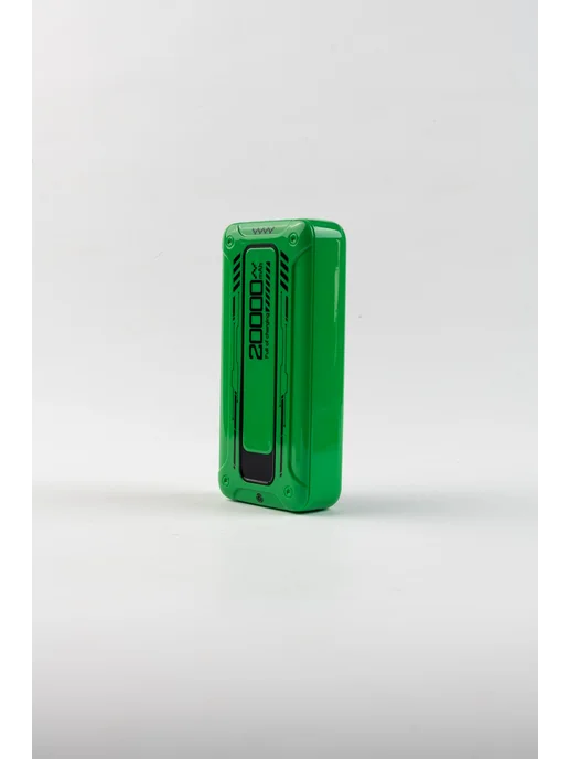 Powerbank 20 000 внешний аккумулятор, зеленый, фото 6