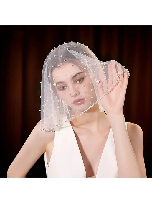 Нет бренда Головной убор невесты, кружевной, Style 1, вариант, фото 4
