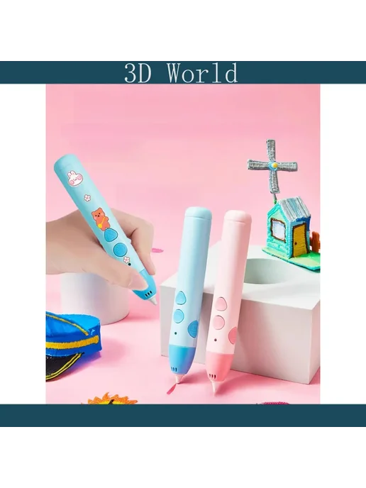 XMSJ Детская 3D-ручка pink, розовый, фото 2