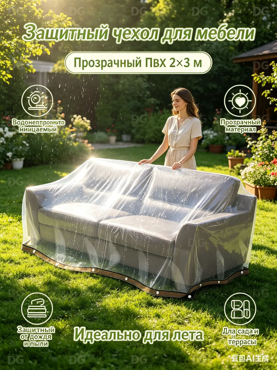 Чехол для садовой мебели 200×300 см