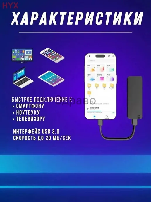 AG Digital 1 ТБ Внешний SSD-диск 1ТБ (HDD.PORT), USB 3.0, -, 1 ТБ, 1 ТБ, фото 4