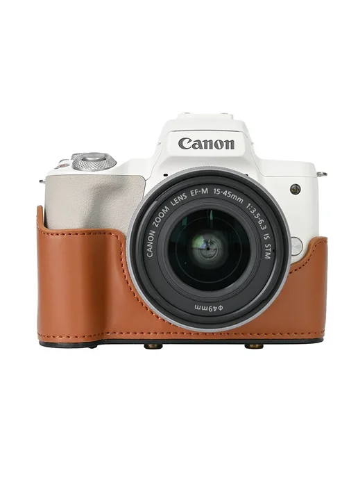 MasterFire Чехол для камеры Canon EOS M50 Coffee, коричневый, фото 4