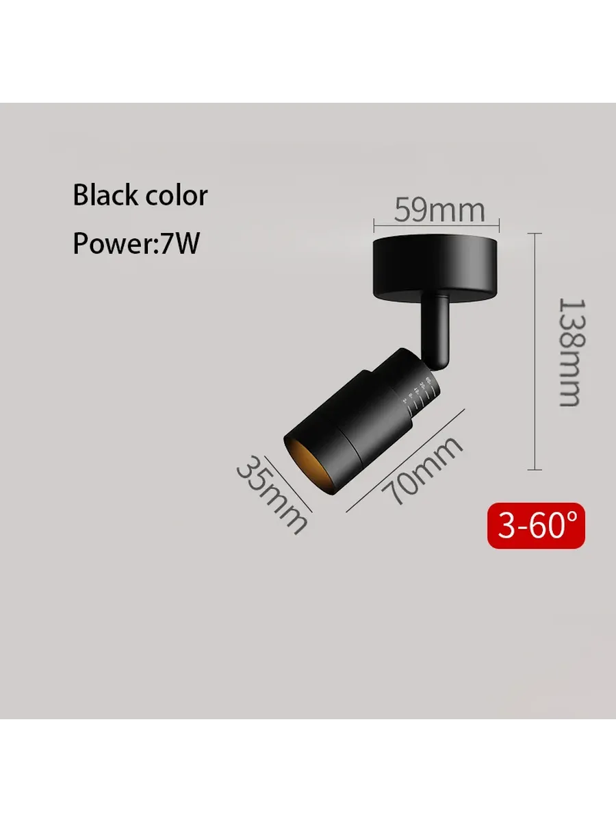 Потолочный регулируемый LED