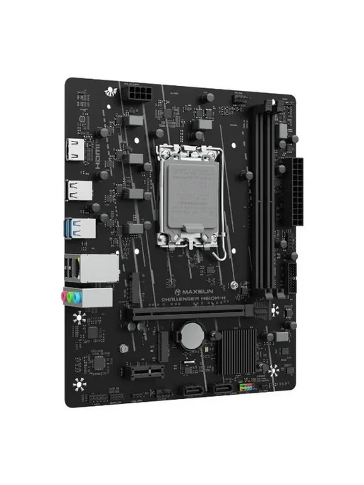 Maxsun Материнская плата MS-Challenger H610M-H V1 LGA1700 Intel H61, LGA1700 Intel H61, фото 3