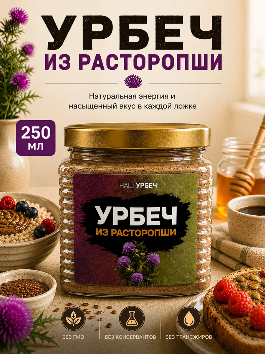 Урбеч из расторопши 250