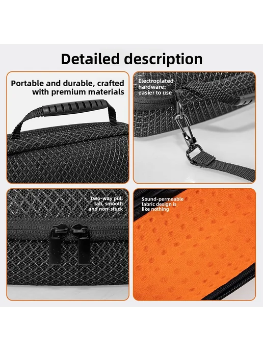NXEZ Сумка для динамика JBL CHARGE6 B, оранжевый, фото 3