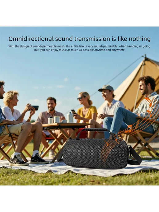 NXEZ Сумка для динамика JBL CHARGE6 B, оранжевый, фото 4