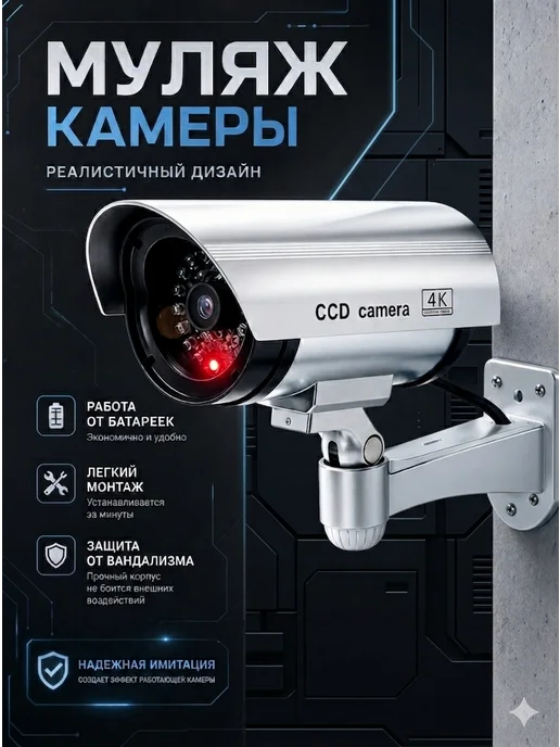 Муляж камеры видеонаблюдения, вариант