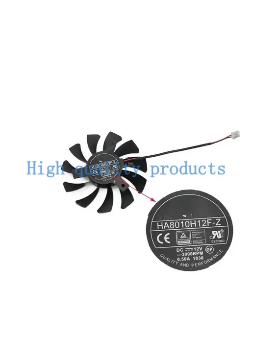 XMSJ Вентилятор охлаждения HA8010H12F-Z для видеокарты MSI GeForc, вариант, фото 3