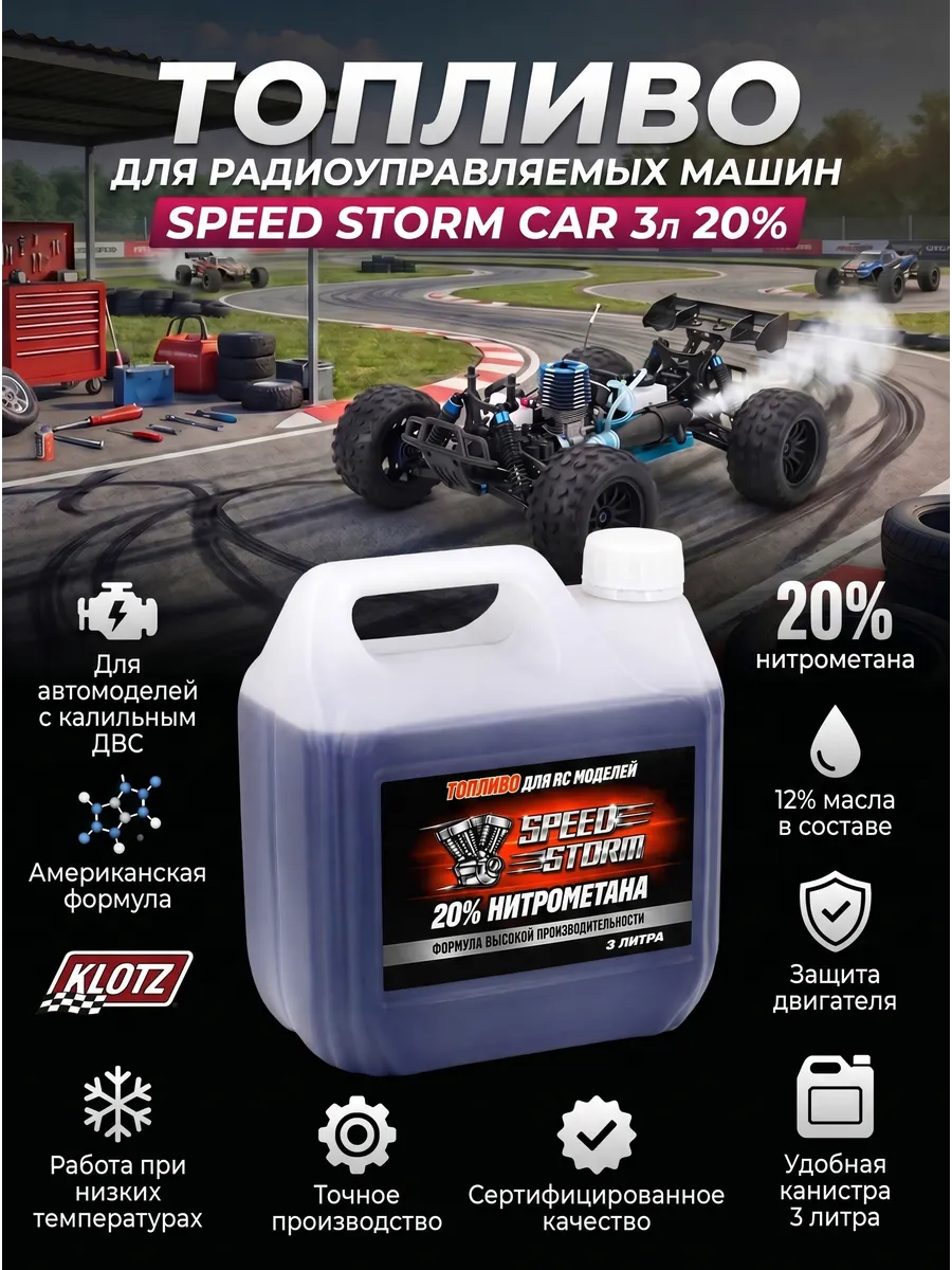 Техническая жидкость SpeedStorm Car 3л 20% - SSC-20-3