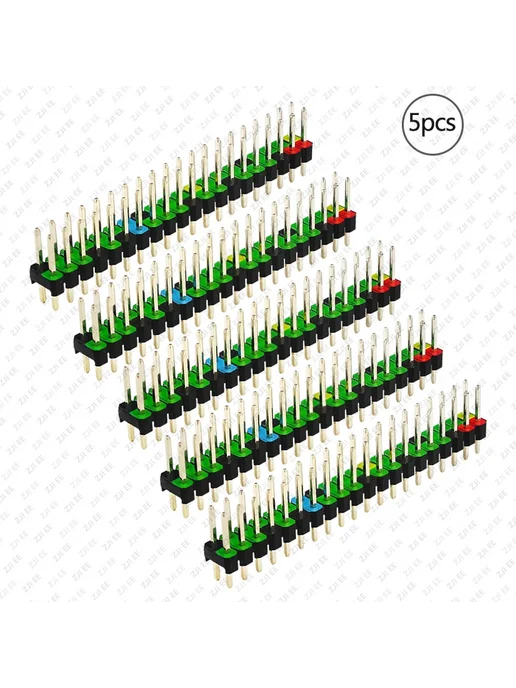 Нет бренда 20-контактный разъем GPIO для Raspberry Pi Zero 5PCS Black, 5 шт, фото 2