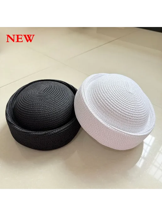 TOMKHU Соломенная шляпа-федора для женщин, вариант, фото 3