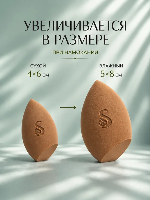 SHIU Набор черный коричневый спонжи с контейнером, черный, фото 3