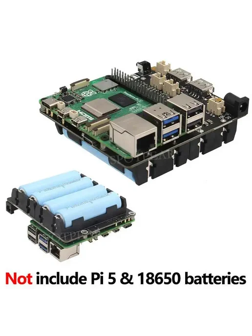 Нет бренда Модуль бесперебойного питания X1202 для Raspberry Pi 5, вариант, фото 2