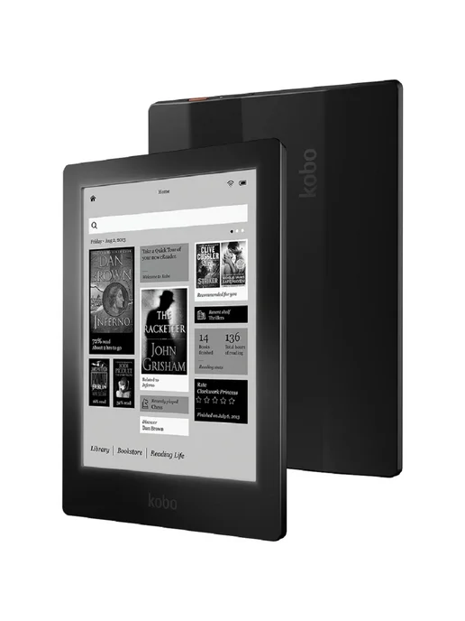 Нет бренда Kobo Aura HD 6.8 дюймов Черный, Black 4G, Комплекты «Читалк, 32 г, белый, фото 4