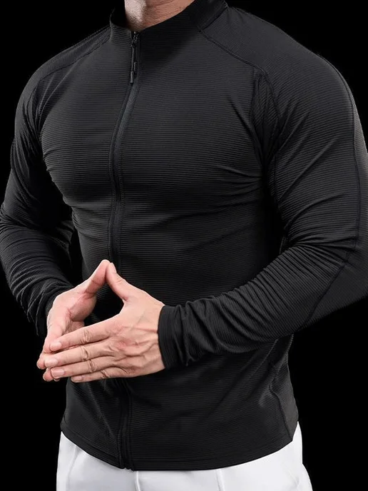 XDUNED Лонгслив спортивный, черный