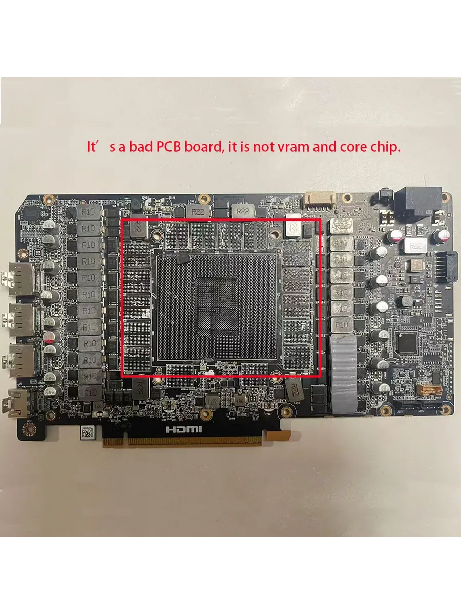 TiNKiN WANHUA Радиатор с вентилятором для Zotac RTX5090, Цвет Bad PCB boa