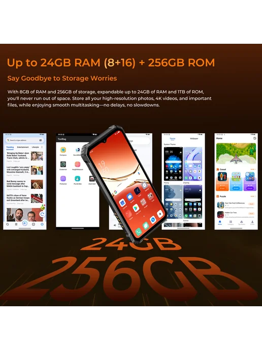 Смартфон OUKITEL G6 4/128 ГБ, зеленый, фото 5