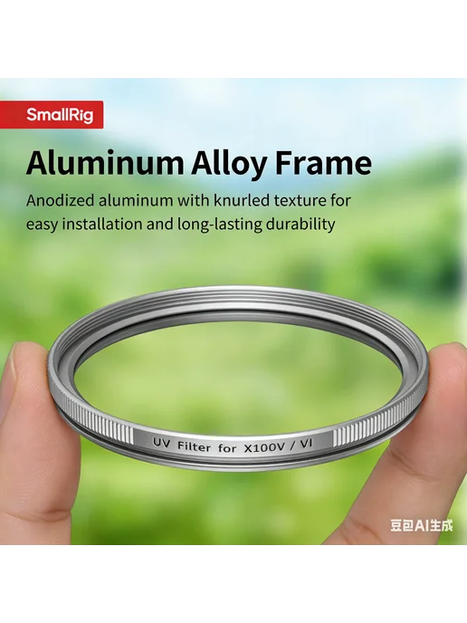 JYYXF SmallRig УФ-фильтр sliver для Fujifilm X100VI X100V, sliver, фото 3
