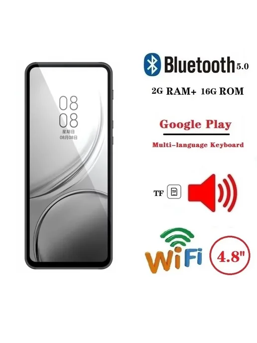 BY.ideal MP4-плеер M100pro 64 ГБ 16GB BK, 64 ГБ, 16 ГБ, фото 2