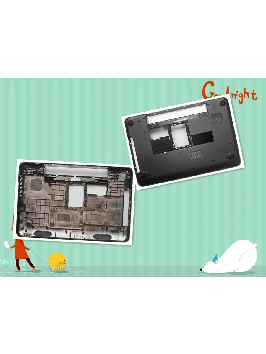 Крышка нижней части корпуса Dell