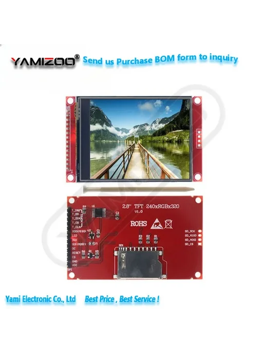 Нет бренда 2.8" TFT LCD дисплей ILI9341 с тачскрином, вариант, фото 3