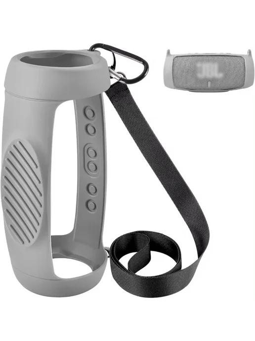 Силиконовый чехол для JBL Charge 5 Black, черный, фото 5
