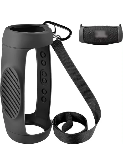 Силиконовый чехол для JBL Charge 5 Black, черный, фото 6