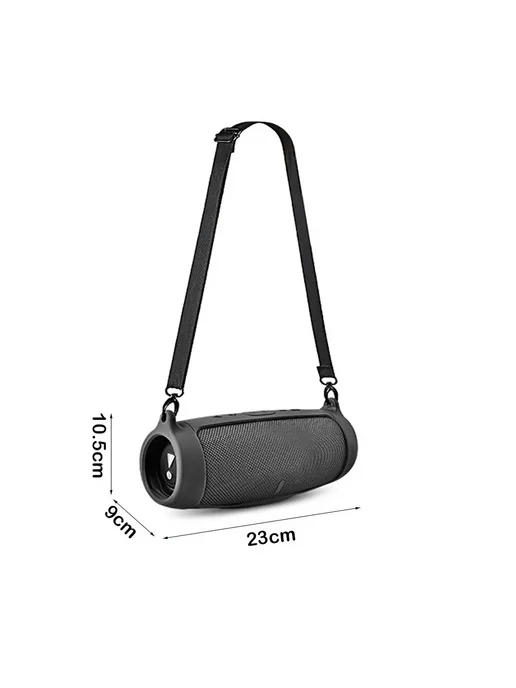 Силиконовый чехол для JBL Charge 5 Black, черный, фото 7