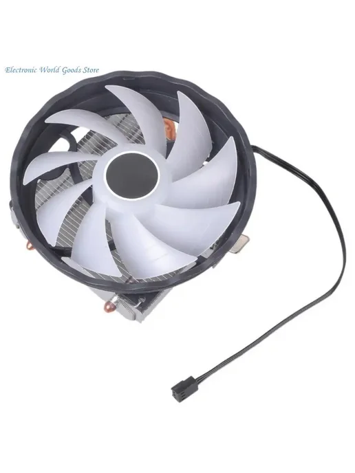 Нет бренда A3PD процессорный кулер 2 4 тепловых трубок RGB 2 copper pip, вариант