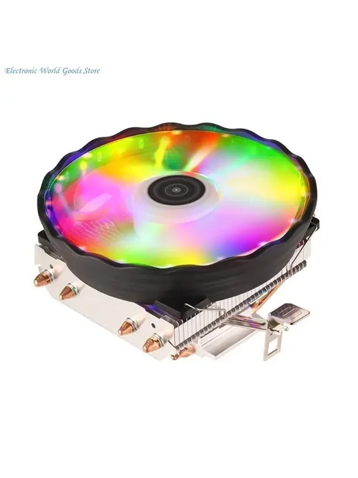 Нет бренда A3PD процессорный кулер 2 4 тепловых трубок RGB 2 copper pip, вариант, фото 5