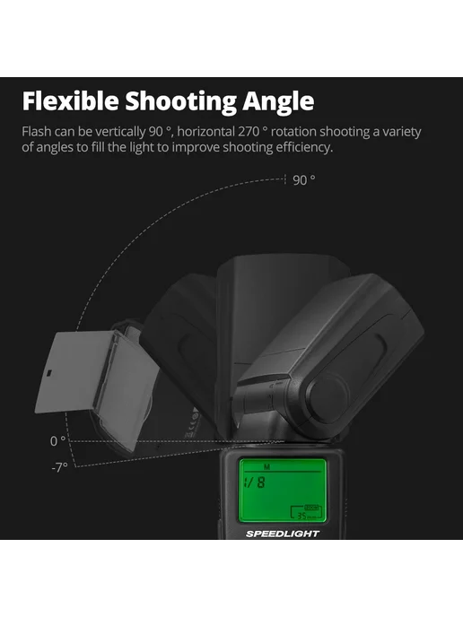 AMBITFUL AF970 Вспышка Speedlight Speedlite Универсальная дл, в упаковке 1 кг, фото 4