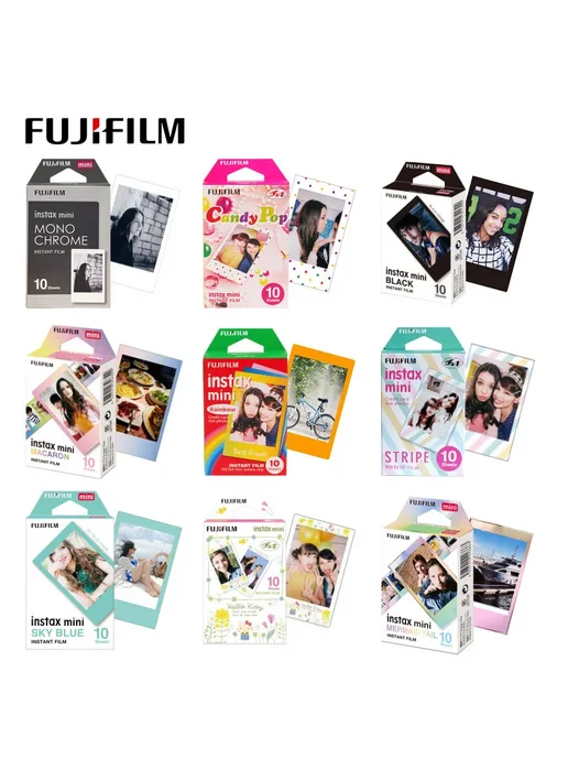 FUJIFILM Пленка Instax Mini Black Frame, 10 листов, черный, фото 3