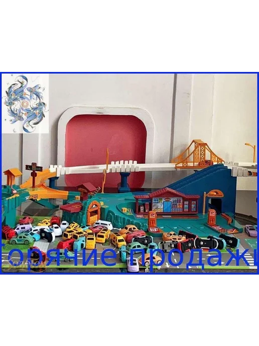 Игрушечная парковка для машинок, вариант, фото 7