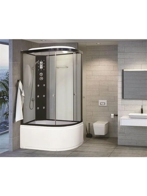 NIAGARA Душевая кабина Ultra 120x80 левая с гидромассажом, 120x80, фото 7