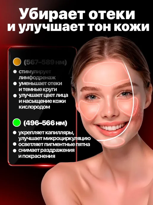 Светопродующая_LED-маска_для_лица_с_7_режимами_света, 4 шт, фото 7