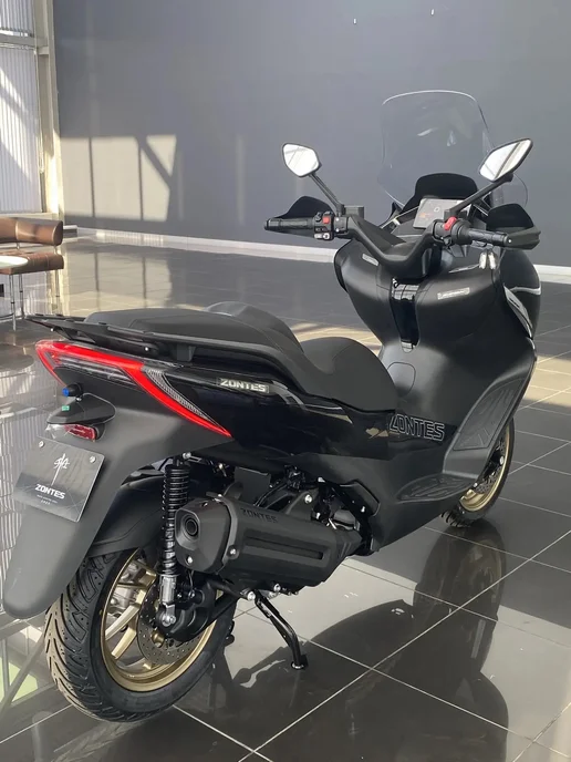 ZONTES Скутер бензиновый ZT368-K 368 см³ 2026 серый, черный, фото 4