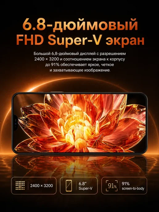 Смартфон Apple iPhone 17 Pro Max 12 ГБ, серебристый, фото 6