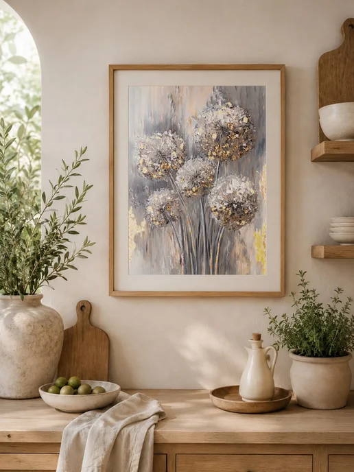 ARTYARD Картина по номерам на холсте 40х50 - Солнце и Луна, золотой, фото 2
