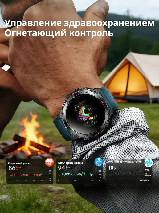 Garmin Смарт часы MIL-STD IP68 компас давление пульс, вариант, фото 8