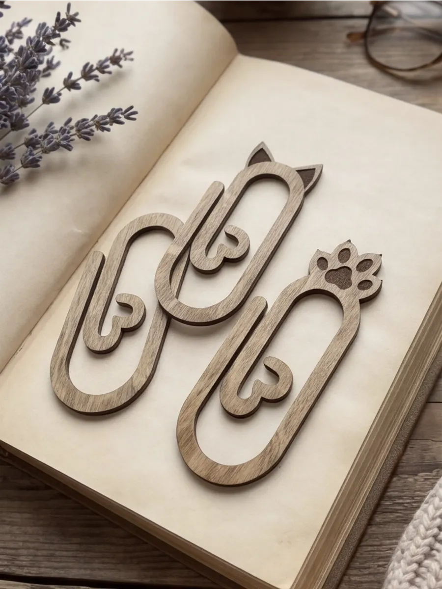 Закладки для книг из дерева