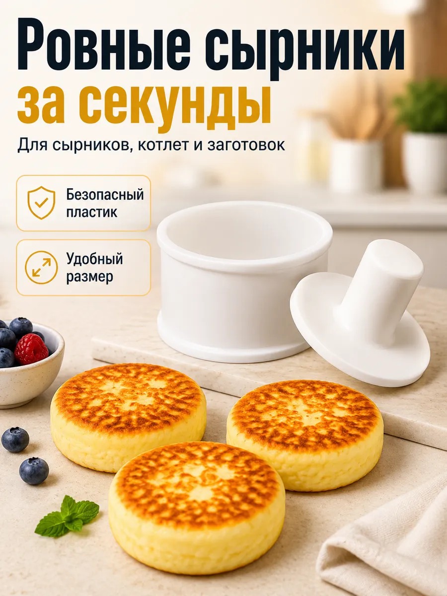 Пресс форма для сырников и котлет