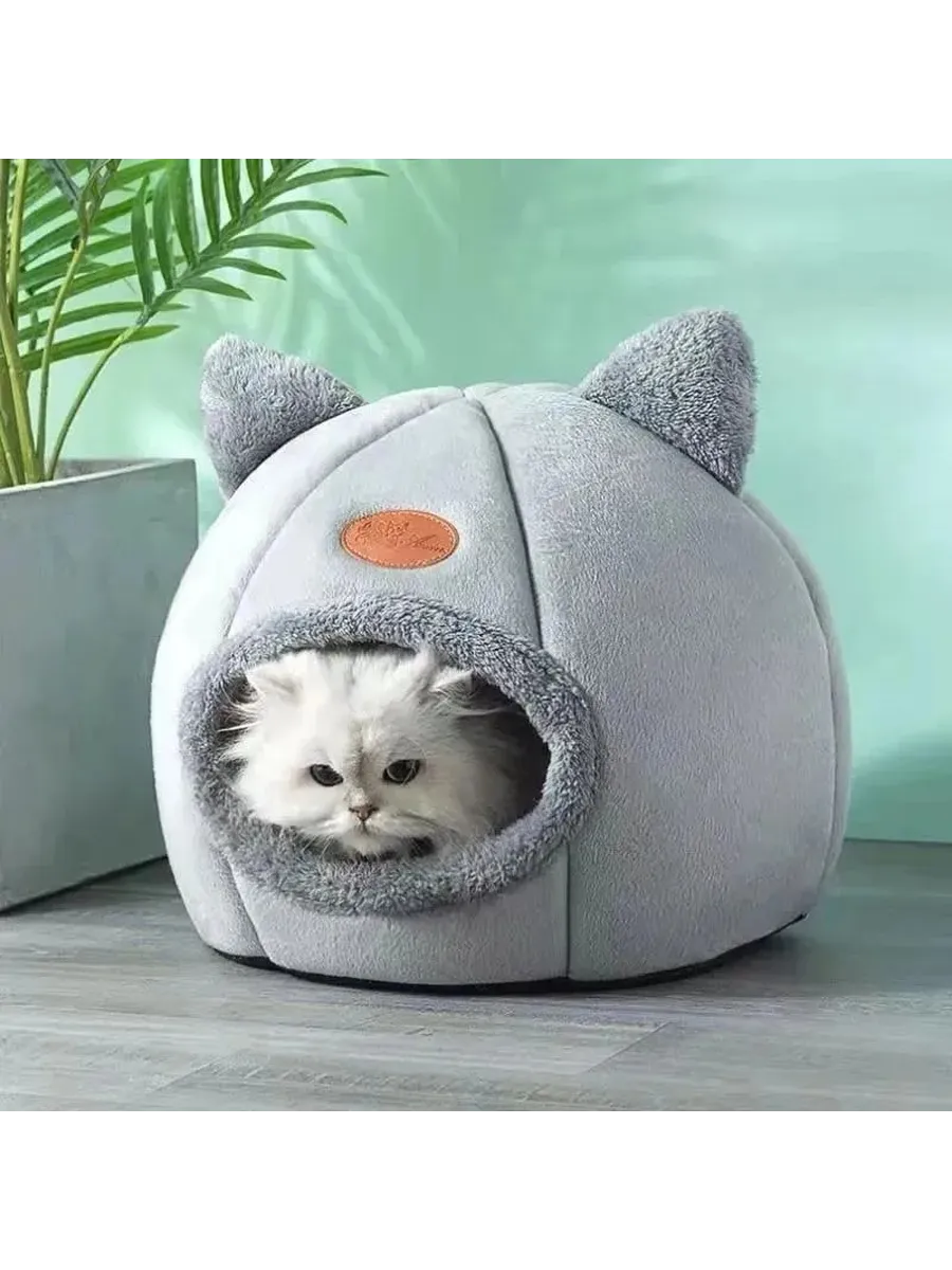 Кошачий домик Легкий уютный лежак для глубокого