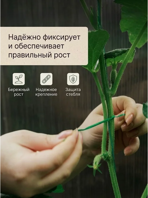 Проволока для подвязки растений с подрезкой 3 шт, 3 шт, фото 4