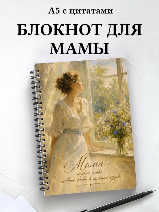 Блокнот для мамы с мотивирующими цитатами