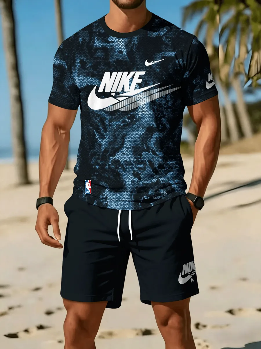 Спортивный комплект с принтом NIKE и NBA