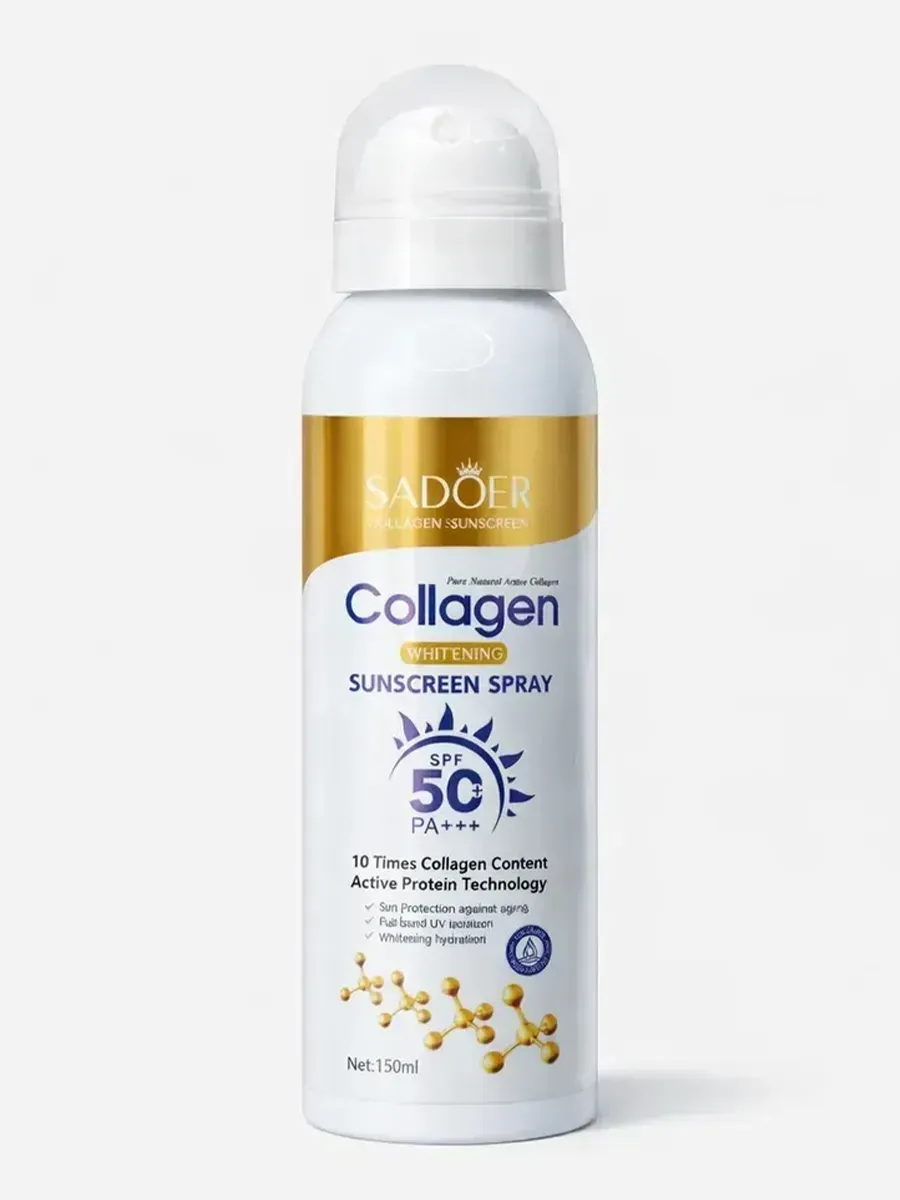Солнцезащитный крем спрей для лица и тела SPF 50+