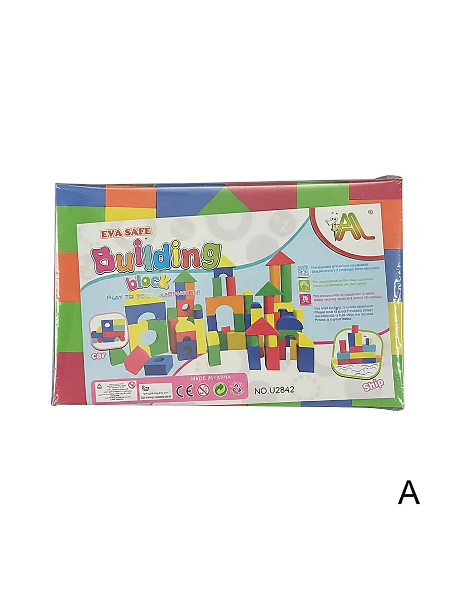 Мягкие кубики для малышей 2-4 лет, EVA, набор 30-92 деталей