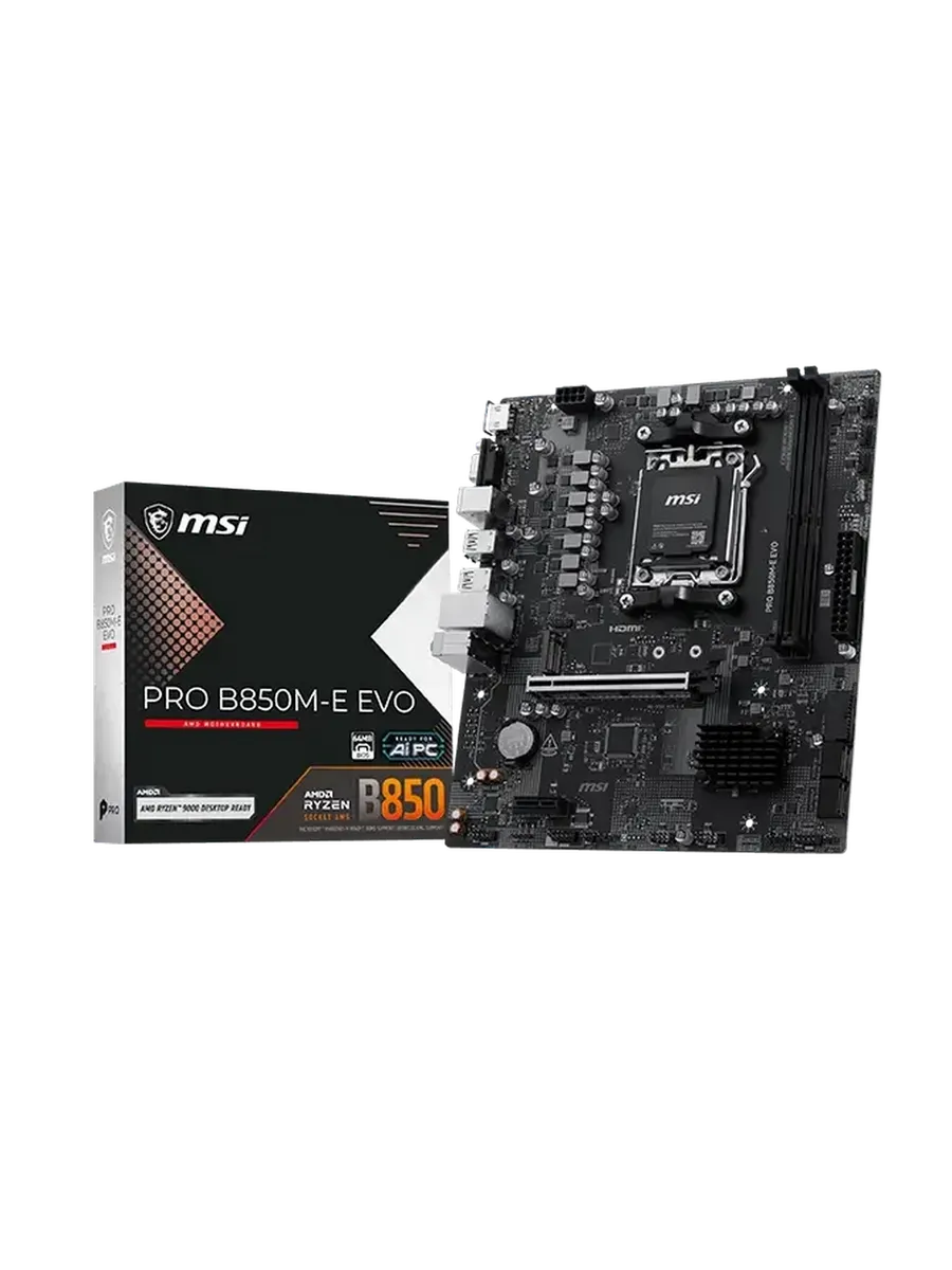 Материнская плата PRO B850M-E EVO AM5 AMD B850 mATX RTL MSI 1083884983 купить в интернет‑магазине Wildberries